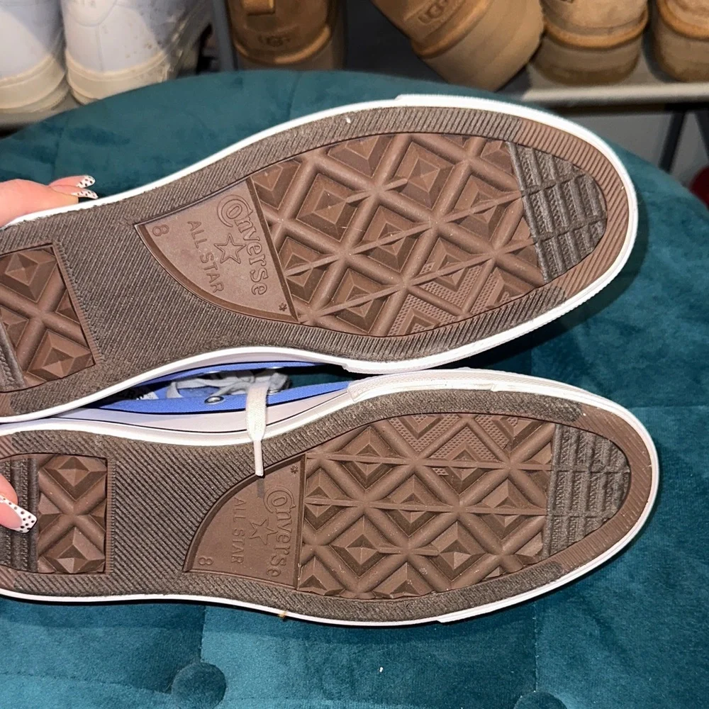 Converse Platform Light Blue High-Top Sneakers - Picture 4 of 4